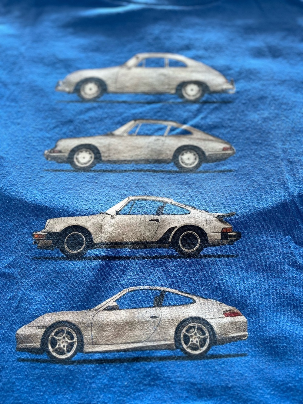 PORSCHE-themed Blue Kids' Tee - Unbranded
